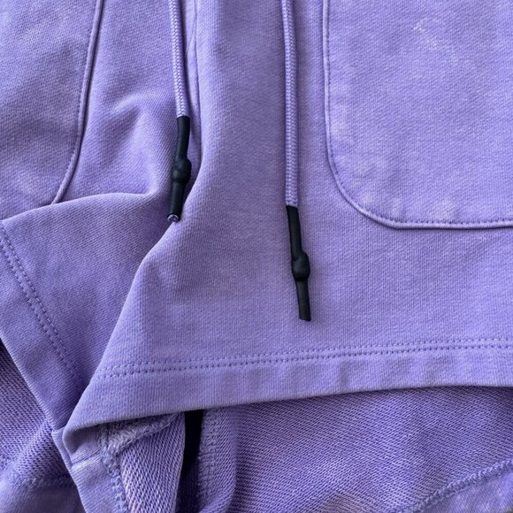 JoyLab Women Hoodie Sweatshirt And Shorts Set Pullover Purple Medium Large - Picture 9 of 11